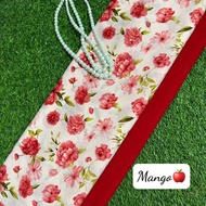 Vải lụa mango mã C5 họa tiết hoa nhí khổ vải 1m5 vải may váy đầm áo dàisơ mi bộ