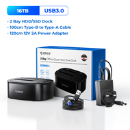 ORICO Dual-Bay Hard Drive Docking Station สำหรับ2.5/3.5นิ้ว HDD SSD SATA To USB 3.0 HDD Docking Stat