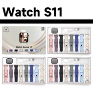 [Bingz]-WATCH S11 Pro Smartwatch AMOLED Bluetooth Call & Logic WhatsApp | IP68 Waterproof Android iO