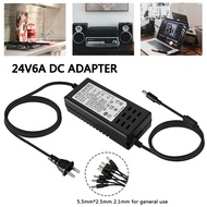 DC24V 6A Adapter US EU Plug 150W Power Supply Transformer LED Driver Power Supply for LED Lamp Ampli