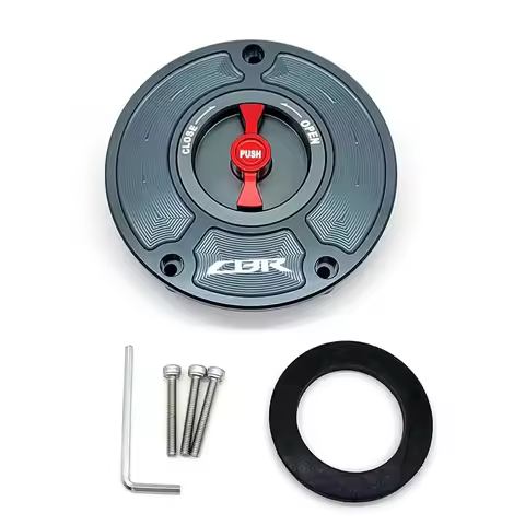 Motorcycle New CNC Aluminum Fuel Gas CAPS Tank Cap tanks Cover With Rapid Locking For HONDA CBR 600 
