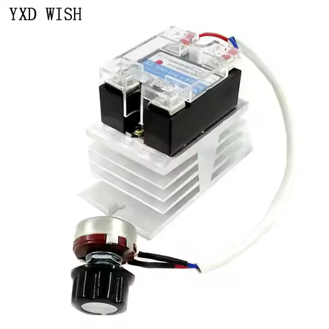 AC Motor Speed Controller AC 110V 220V 17000W SCR Electronic Voltage Regulator Temperature Motor Spe