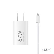 Bộ sạc Xiaomi 67W GaN Bộ sạc USB-C Type-C 6A Cáp dữ liệu sạc nhanh nhỏ gọn Bộ sạc cắm trực tiếp di đ
