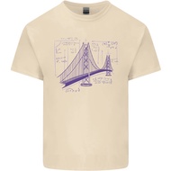 Bridge Equation Physics Maths Geek Mens Cotton T-Shirt Tee Top