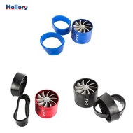 [Hellery] 64.5mm x 50mm Air Intake Turbo Charger Fuel Supercharger Saver Fan Aluminum