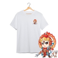 可爱 二郎神 杨戬元帅 Q版 T恤 Erlang Shen Deities Tees Adult Unisex Premium Cotton T-Shirts