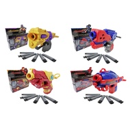 AVENGERS IRONMAN CAPTAIN AMERICA THANOS SPIDERMAN SOFT BULLET TOY GUN NEFT BLASTER SHOOTING TOY GUNS