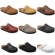sand Birkenstock Slippers Birkenstock Baotou Sandals Men Wear Birkenstock Leather Cork Half Slippers