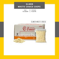 WHITE CHOCOCHIPS ELMER 150GR - COKLAT CHIP - CONE CHOCO CHIPS CHOCOLATE CHIP - COKLAT KERUCUT MINI