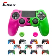 Gamepad Protective Cover Mixed Color Silicone Case Console Housing Shell Controller Grips Caps For Sony Playstation 4 PS4