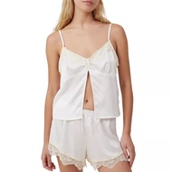 [Pa.ge 120] Genuine soft and cool satin silk pajamas set C0TT0N 0N