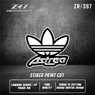 ADIDAS COLAB ASTREA STICKERS MOTORCYCLE STICKER/S WATERPROOF STICKER/S HELMET STICKER/S VIRAL STICKE