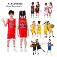 KIDS [PREMIUM] Basketball NBA Jersey Children Kanak2 Michael Jordan Chicago Bulls (PANTS & Jersey)