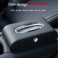 （Tissue Box）BMW Premium Leather Car Tissue Box Suitable for BMW F30 F20 F10 E34 E46 E60 E90 E36 X1 X3 X5 G20