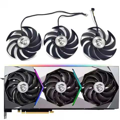 NEW PLD10010B12HH RTX 3070Ti SUPRIM X GPU Fan，For MSI RTX 3090TI 3090 3080TI 3080 3070TI 3070 SUPRIM