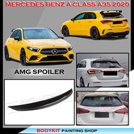 MERCEDES BENZ A-CLASS A35 W177 HATCHBACK 2019-2020 AMG STYLE CAR SPOILER REAR SPOILER ROOF WING-MATE