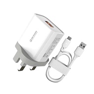 Fast Charger Set Fast Charge Adapter 3A Fast Chargers Adapter WK Design Chargers Phone Charger Kepal