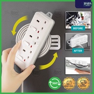 SG Seller 9pcs/6pcs/3pcs/1pcs  Upgrade the winding model Power Plug Socket Holder Socket Hook Multip