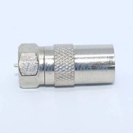 F male to TV 9.5 adapter for RF TV cable
