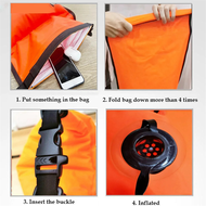 Swimming Buoy Safety Buoy Air Dry Bag Inflatable Float Bag Lifesaving Buoy Suitable for Buoy Swimmin