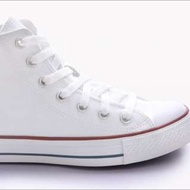 （誠徵）Lativ白色高筒帆布鞋