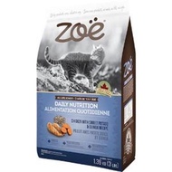 ZOE DAILY CAT NUTRITION - CHICKEN WITH SWEET POTATO &amp; QUINOA ALL STAGES 1.36kg