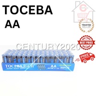 TOCEBA AA Battery Super Heavy Duty R6 AA Batteries 60pcs