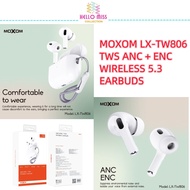 MOXOM LX-TW806 TWS ANC + ENC WIRELESS 5.3 EARBUDS EARPHONES