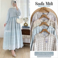 SASFA MIDI DRESS MOTIF ETNIK FULL RAYON 2003