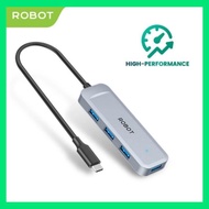 USB Hub Robot H340C Usb-C Hub 4 Port Usb3.0 Hub 5Gbps