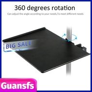 guansfs-my S erounder Microphone Stand Tray  Multifunction Sound Card Holder 360 Degrees Rotation 5.