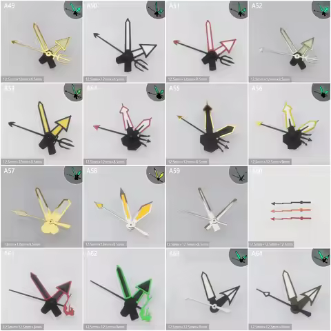 Watch accessories watch pointer NH35 hands pointer green super luminous, suitable for NH35, NH36 mov