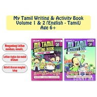 [BUNNY]  Prestasi: My Tamil Writing & Activity Book Volume 1 & 2 (English-Tamil / ஆங்கிலம்–தமிழ்) 【A