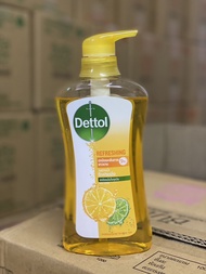 สบู่เหลว เจลอาบน้ำ DETTOL ขวดปั่ม ขนาด 450-500ml.