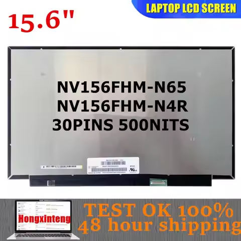 NV156FHM-N4R NV156FHM-N65 Original 15.6"INCH 500NITS Laptop LCD Screen 1920X1080 FHD 99%DCI-P3 30Pin