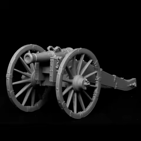 1/24 Resin unpainted model kit, military theme, early 18th century Swedish army three-pounder unasse