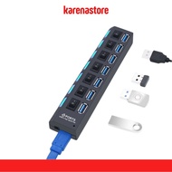 USB Hub 7 Port USB 3.0 High Speed Extender - Y445