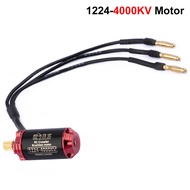 9IMOD RC 1224 Brushless Motor Outrunner 4000kv 5000KV Mini Motor 2S with Gearbox For RC Crawler Car 