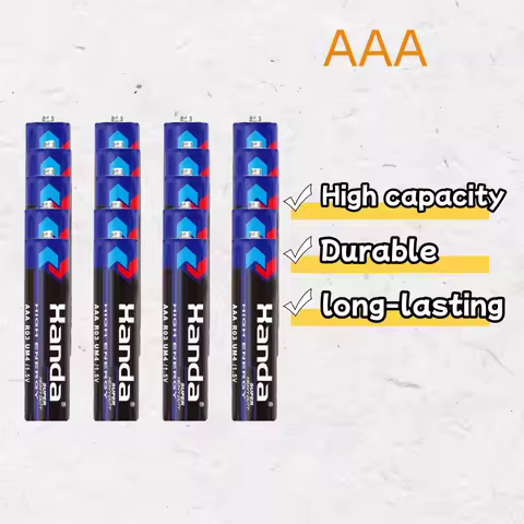 12-30PCS Blue AAA 1.5V Black Blue Battery Carbon Zinc Manganese Cell Disposable Battery Flash Wirele