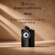 B&W Bowers & Wilkins 705 S3 Bookshelf Speaker (700Series)
