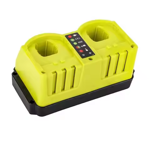 ABBP-Dual-Port Fast For Ryobi 18-20V Nicd Battery Compatible With P100 P101 EU Plug