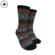 Oldschool Men's Long Socks - Men's Long Thick Patterned Socks