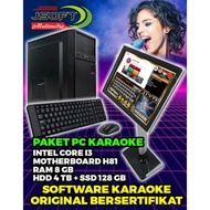 PAKET PLAYER PC KARAOKE PLUS MONITOR TOUCHSCREEN 19 INCH