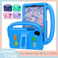 Kids Safe Shockproof Case For Redmi Pad SE 4G 8.7inch Redmi Pad SE 8.7 2024 Eva Handle Tablet Cover