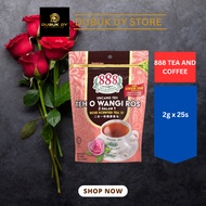 888 TEA AND COFFEE 2 In 1 Teh-O Wangi Ros - Stevia (2g x 25s)