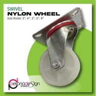 HEAVY DUTY SWIVEL NYLON WHEEL