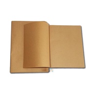 Sampul buku tulis warna cokelat polos vintage ukuran boxy 20 lembar 28,5 x 42 cm