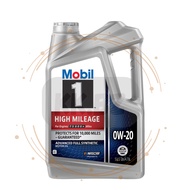 120903 (BLUE) Mobil 1 High Mileage 0w20 Fully Synthetic Engine Oil 4.73L (ORIGINAL)