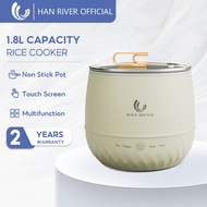 HAN RIVER Rice Cooker Non Stick Electric Cooker Multi Cooker Periuk Nasi Elektrik Touch Screen HRRC0