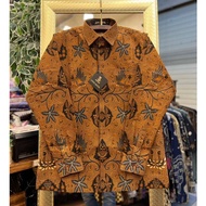 KATUN KEMEJA Lano Batik Semi Suit Classic Batik Motif Cotton Material | Men's Long Sleeve Batik Shir